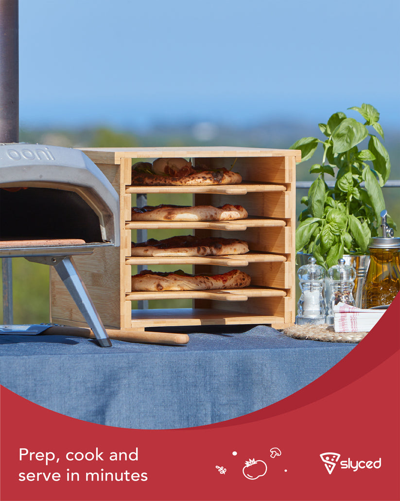 The Original Pizza Peel Rack Slyced