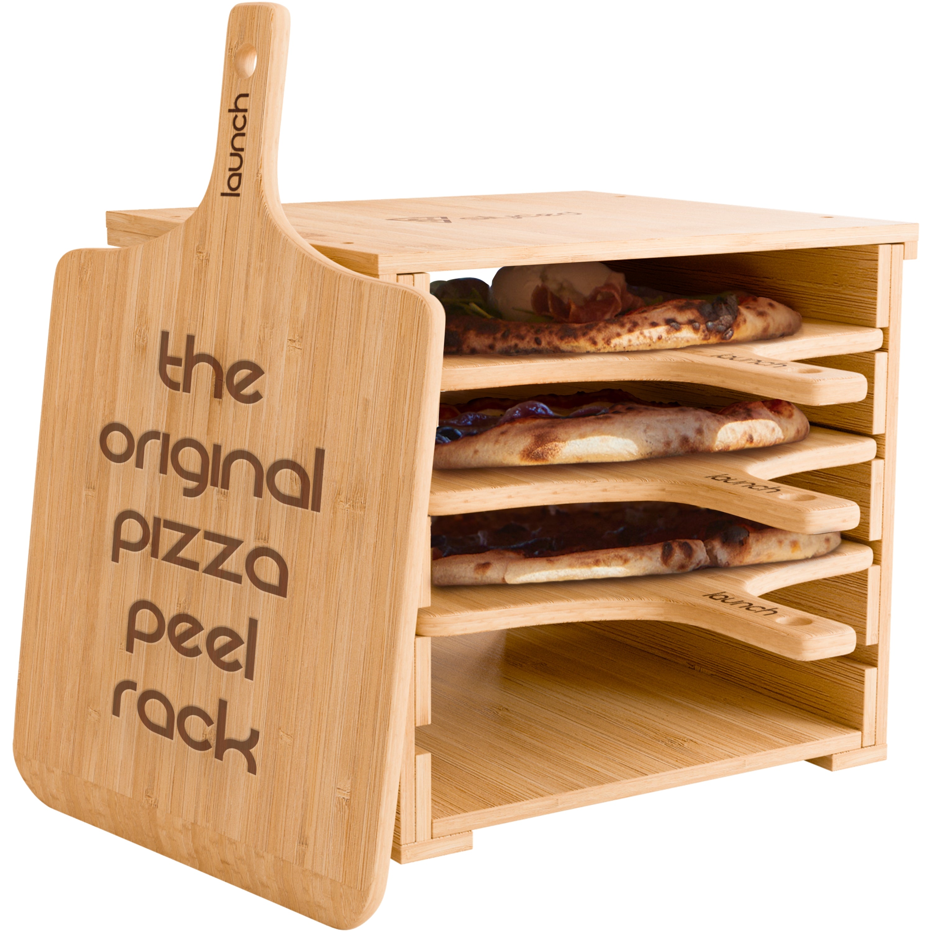 The Original Pizza Peel Rack – Slyced